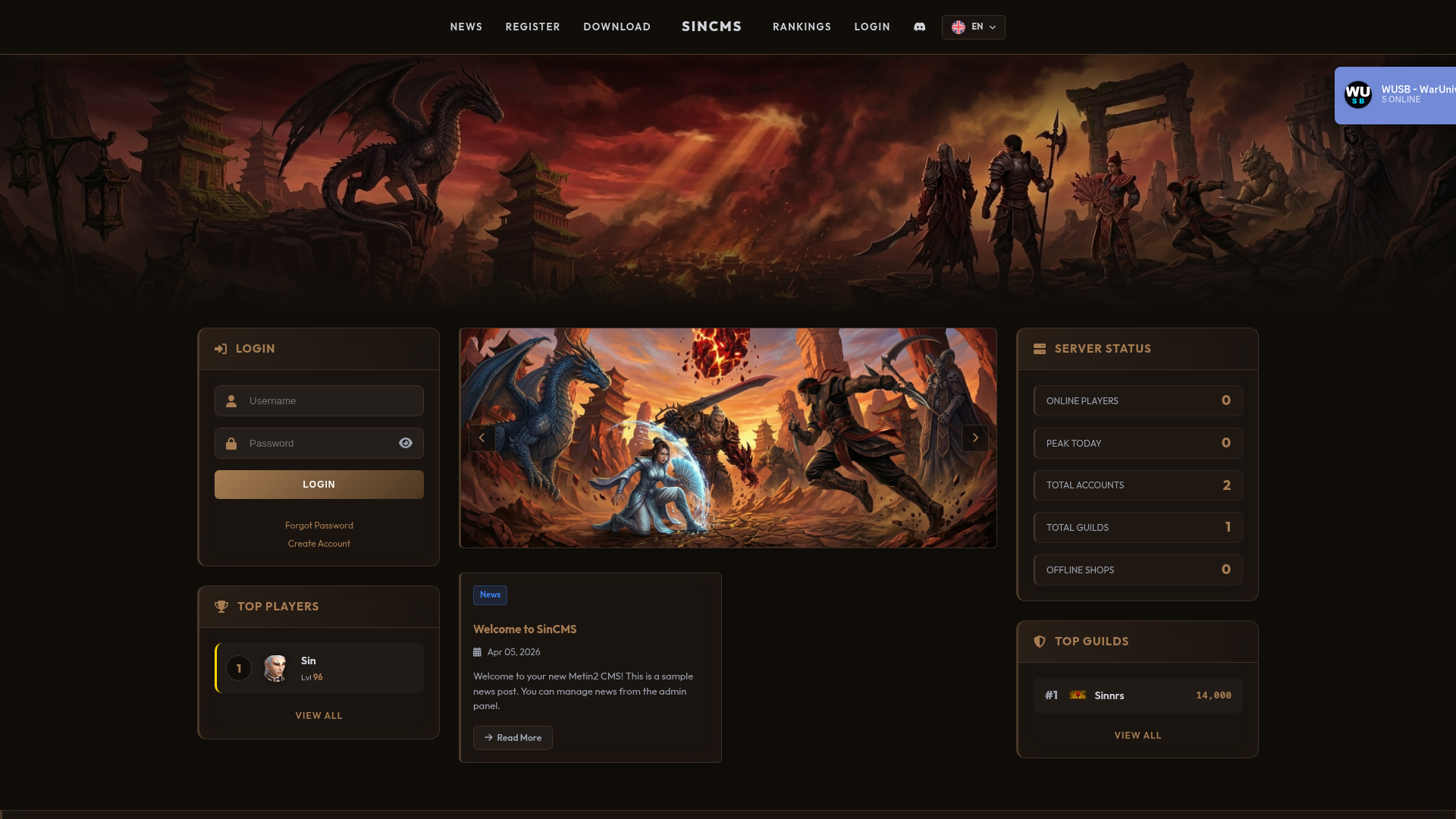 [Servicii] [WEB / Laravel] SinWeb CMS — Runs on Any Webhost | Automatic Payments, 3 Themes, Full Admin Panel - Mesaj 1 - Imagine 2