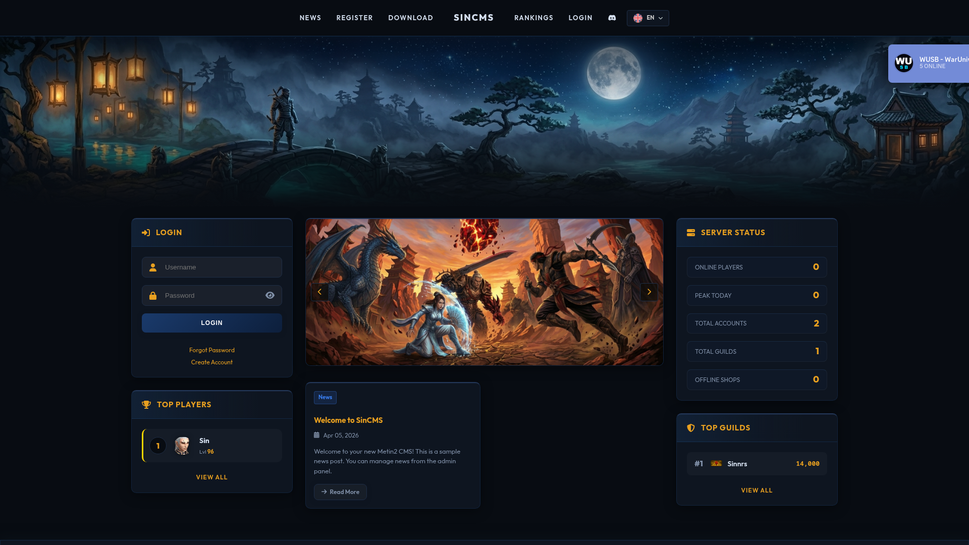 [Servicii] [WEB / Laravel] SinWeb CMS — Runs on Any Webhost | Automatic Payments, 3 Themes, Full Admin Panel - Mesaj 1 - Imagine 4